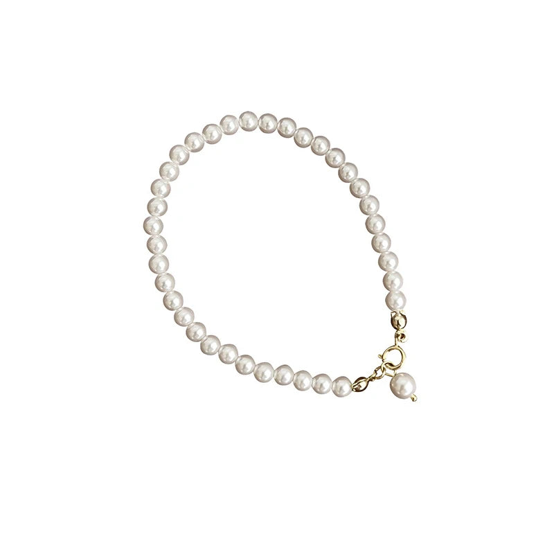 Mercori women´s silver pearl bracelet